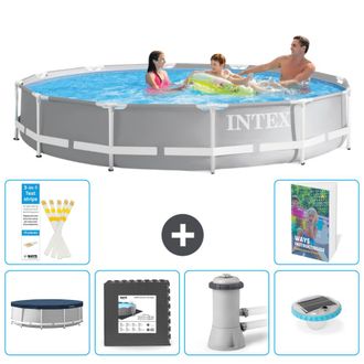 Intex Piscina Prism Frame Redonda - 366x76 Cm - 7-piezas S86