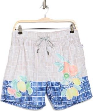 Vintage Summer Swimwear Ponji Volley Swim Trunks in Tan at Nordstrom Rack, Size Xx-Large