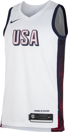 Nike USAB Olympics 24 Limited Home Basketball Jersey White FV5517-100