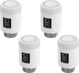 OEM V&aacute;lvula Termost&aacute;tica Para Radiador, Conectividad Wi-fi 6, Eficiencia Energ&eacute;tica, Wifi-4pcs