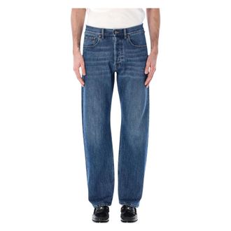 Valentino Garavani Loose-fit Jeans, male, Blue, Size: W32 Denim 5 Tasche