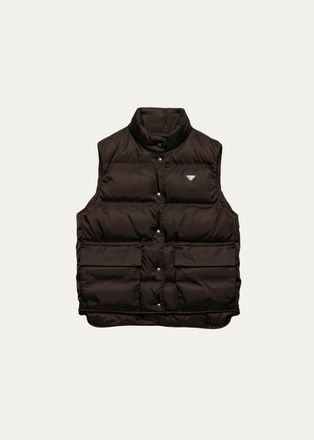 Prada Flap-Pocket Quilted Vest