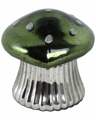 Sagebrook Home 6In 12Oz Cypress & Musk Mushroom Candle