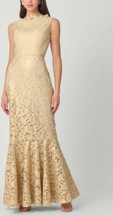 Shoshanna Reese Dress In Gold