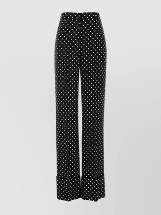 Valentino Garavani printed wide-leg trousers