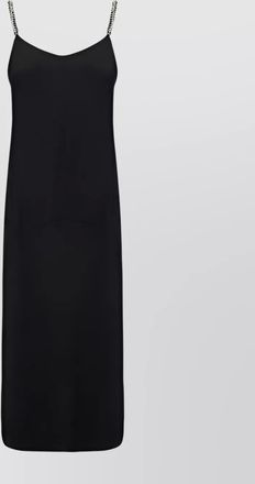 Lanvin chain strap midi dress