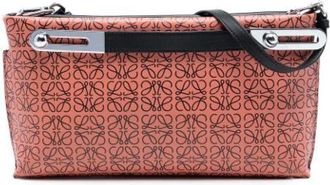 Loewe Pre-owned Leather Cross Body Bag - Dames - Vintage Schoudertas - Oranje - ONE Size - Leer - Vintage