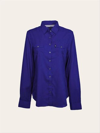 Hooey Womens Competition Sol Shirt In Royal Blue