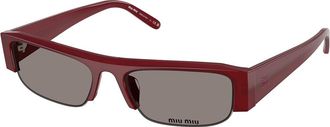 Miu Miu MUB07S 21I80Q Womens Sunglasses Burgundy Size 51