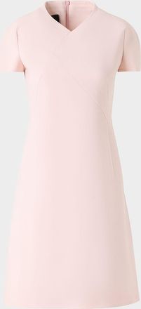 Akris Double-Face Cotton-Silk A-Line Dress