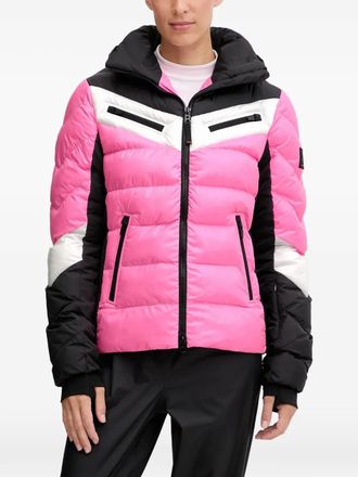 Bogner Ski-jack met colourblocking - Roze