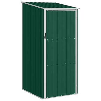 vidaXL Cobertizo De Jard&iacute;n Verde Acero Galvanizado 87x98x159 Cm Vidaxl