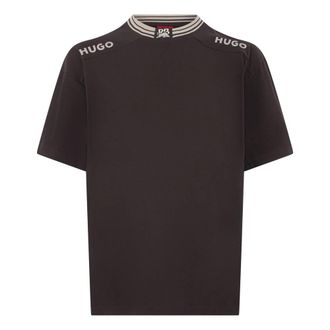 HUGO BOSS Camiseta de Algod&oacute;n RB - Tops - Hombre - Negro - 2XL