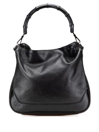 Gucci 2000-2015 leren Bamboo tas - Zwart