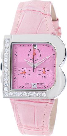 Laura Biagiotti Leather Dress Womens Watch