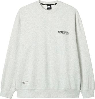 Fingercroxx Sweater met print - Wit