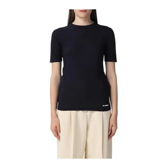 Jil Sander Dames, Tops, Blauw, Maat: XS Wol