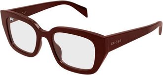 Gucci Cat-eye Montuur - Dames - Brillen - Rood - 50 MM - Accessoires