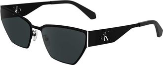 Calvin Klein Jeans CKJ24207S 001 Womens Sunglasses Black Size 58