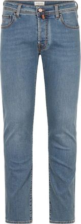 Jacob Cohen Slim-fit Jeans - Heren - Slim Fit Jeans - Blauw - W31 - Katoen - Jeans