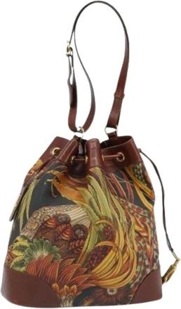 Ferragamo Bolso de Hombro Pre-owned Tipo Cubo - Pre-owned - Mujer - Marr&oacute;n - ONE SIZE