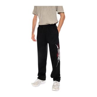 Dolly Noire Heren, Broeken, Zwart, Maat: XL Fleece