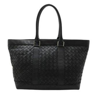 Bottega Veneta Bolso Tote de Piel Intrecciato Pre-owned - Pre-owned - Mujer - Negro - ONE SIZE