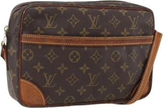 Louis Vuitton Pre-owned Cross Body Bags, female, Brown, Size: ONE SIZE Pre-owned Trocadero 27 Shoulder Bag