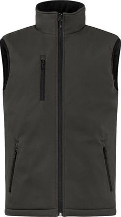 Clique Mens Softshell Padded Gilet (4XL) (Dark Grey)