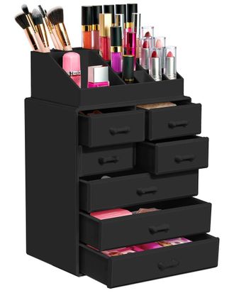 Sorbus Medium 7 Drawer Makeup Organizer Case