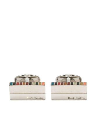 Paul Smith Gemelli Signature Stripe - Argento