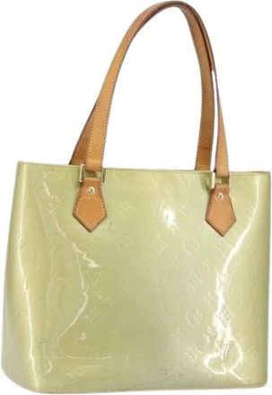 Louis Vuitton Pre-owned Tote Bags, female, Green, Size: ONE SIZE Pre-owned Houston Handbag