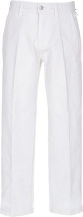 Obey Canvas Timmerman Werkbroek Wit - Heren - Straight fit broeken - Wit - W32 - Katoen - Broeken