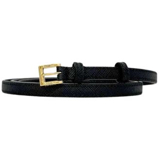 Prada Pre-owned Standard belt - female - Prada Vintage - Vintage Belts - Black - ONE SIZE - Pre-owned