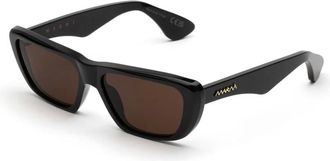 Marni Sunglasses, unisex, Black, Size: 56 MM Jimura Rectangle-Frame Sunglasses
