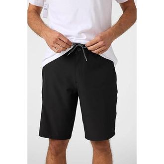 O'Neill Reserve Hybrid Shorts Mens Black Heather Stretch Relaxed Fit KFC781