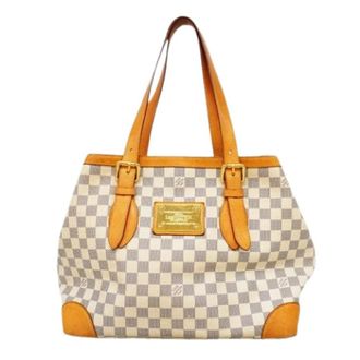 Louis Vuitton Pre-owned Tote Bags, female, White, Size: ONE SIZE Pre-owned Tote bag