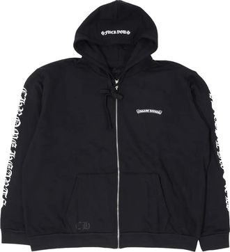 Chrome Hearts Hoodie met logodetail - Zwart