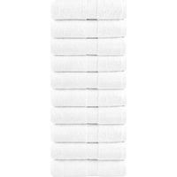 OEM Toallitas Faciales Solund Premium, Paquete De 10, Blancas, 30 X 30 Cm, 600 G/m&sup2; - Crezuo