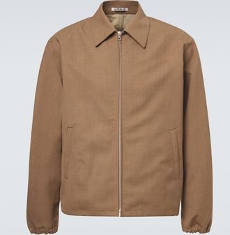 Auralee Giacca blouson in lana