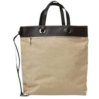 Loewe Pre-owned Tote Bags, unisex, Beige, Size: ONE SIZE Pre-owned Tote Bag