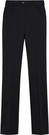 Max Mara Pantaloni pliss&eacute; - Nero