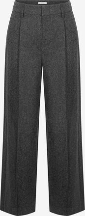 Vince Hose mit weitem Bein aus Schurwolle und Viskose