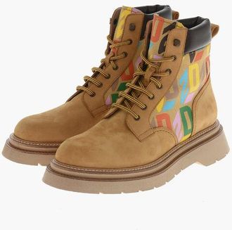 Dsquared2 Anfibi in Suede con Monogram taglia 45