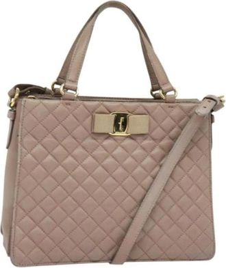 Ferragamo Pre-owned borse di pelle - - Pre-owned - Donna - Rosa - ONE SIZE