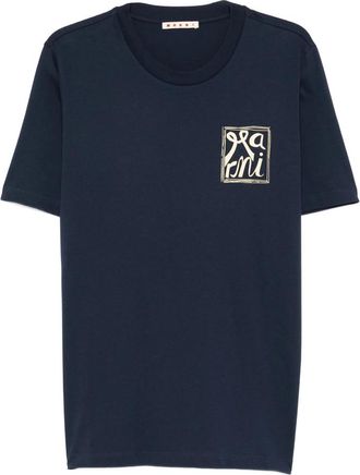 Marni Logo Crew-neck T-shirt