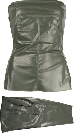 Rick Owens high-waisted maxi skirt - women - Cotton/Elastane - 40 - Green