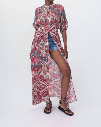 Chufy Horus Maxi Dress In Nilo Berry