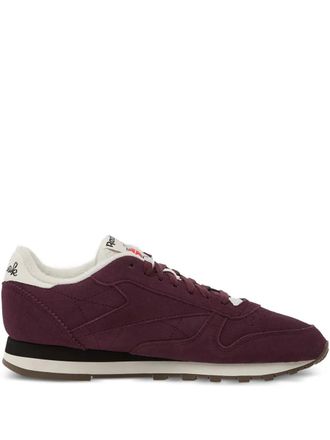 Reebok leather sneakers - unisex - Calf Suede/Fabric/Rubber - 11.5 - Purple