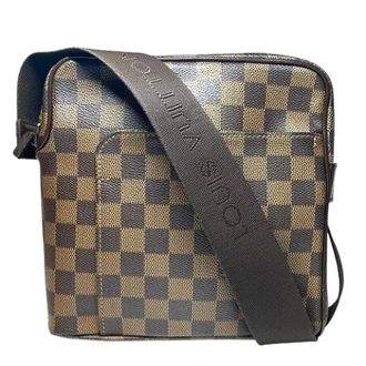 Louis Vuitton Pre-owned Cross Body Bags, female, Brown, Size: ONE SIZE Pre-owned Olaf PM Damier Shoulder Bag